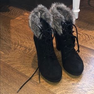 Black Booties NEVER WORN